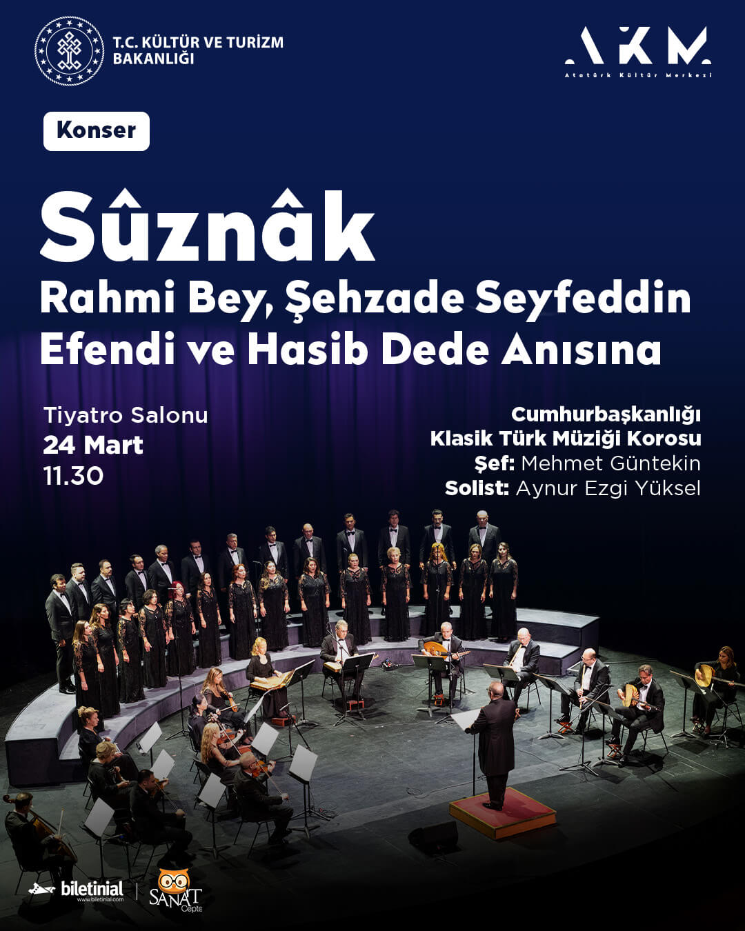 Atatürk Kültür Merkezi'nde, 18-24 Mart etkinlik programı